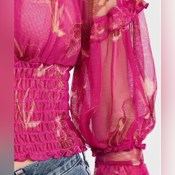 FREE People Time For Shine Mesh Top - Picture 5 of 13